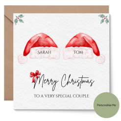 Personalised Couple Christmas Card