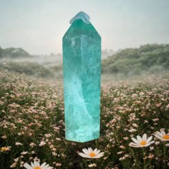 Blue Tiffany fluorite tower