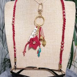 glasses chain and keyring set