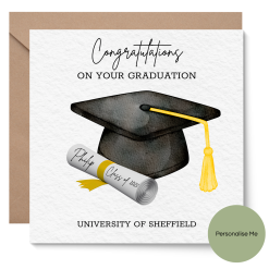 Personalised Graduation Card