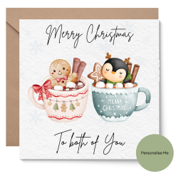 To Both of You Christmas Card