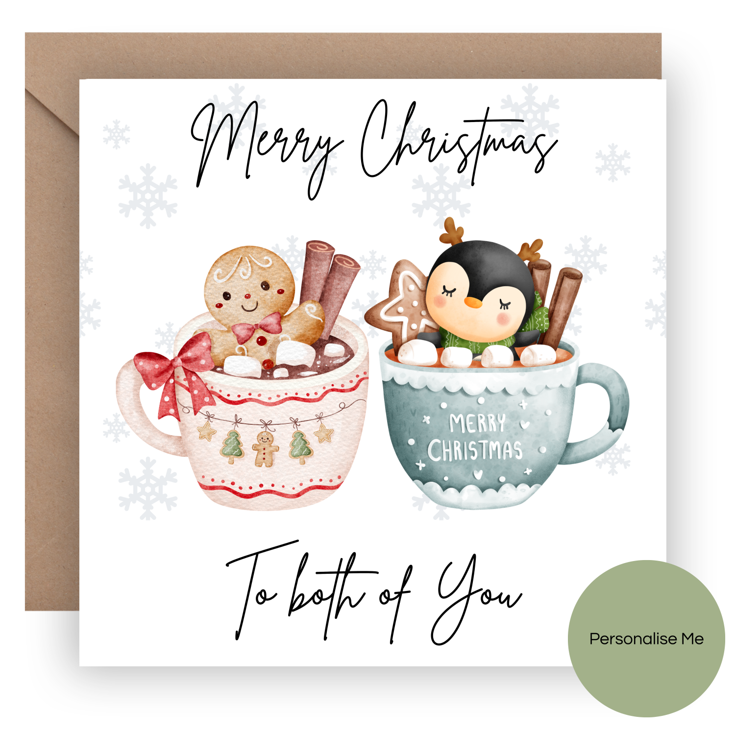 To Both of You Christmas Card To Both of You Christmas Card