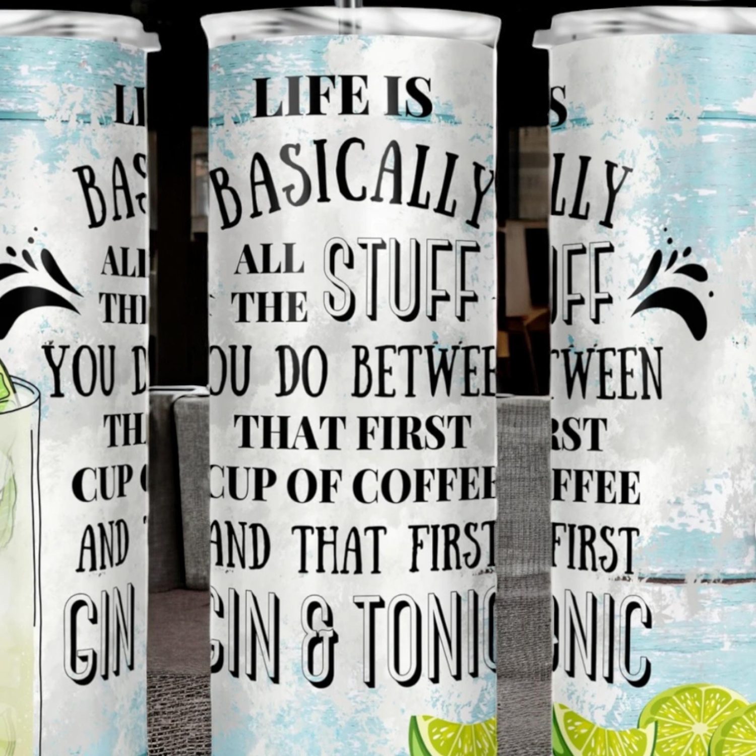 20oz Insulated Tumbler Gin inspired 20oz Insulated Tumbler Gin inspired