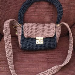 Handmade crocheted bag