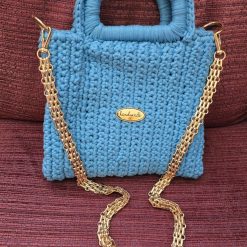 Handmade crocheted bag
