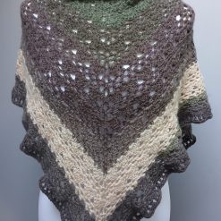 Crochet Angora-style Triangle Shawl/Scarf 2