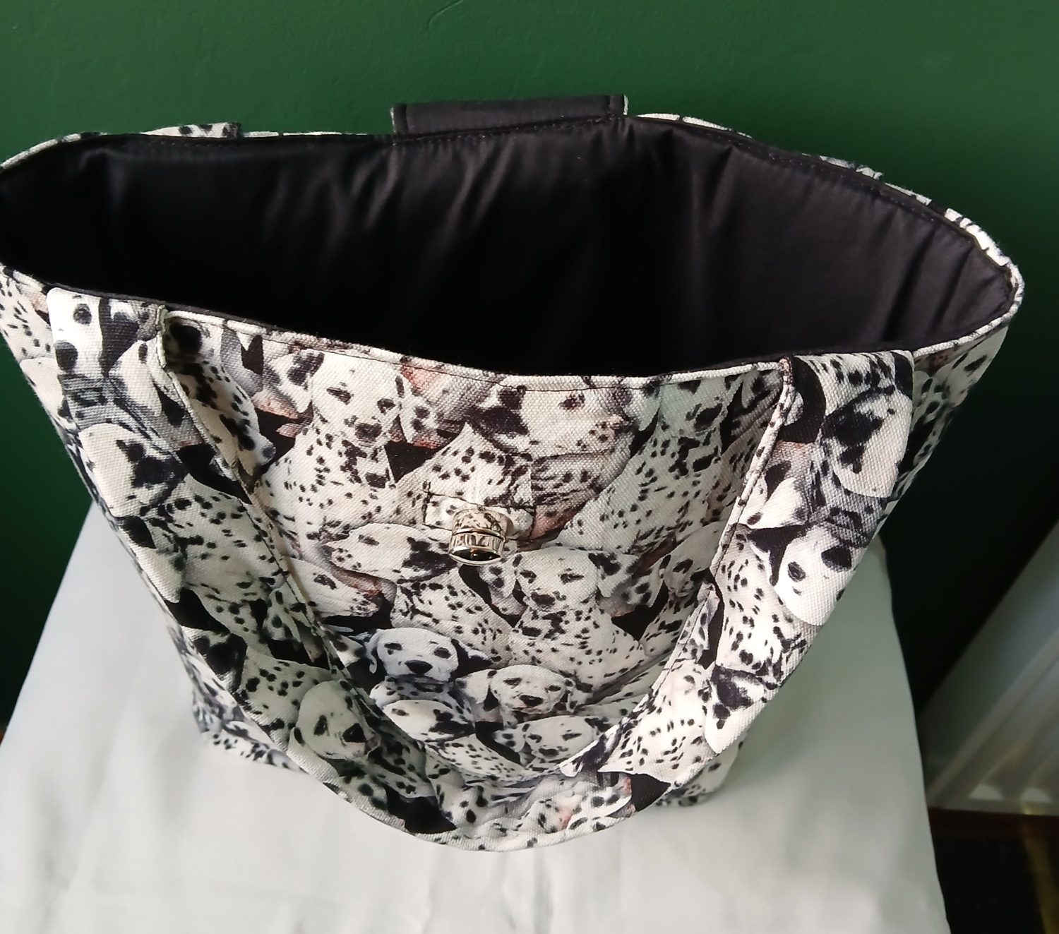 Handbag, Dalmatian print Handbag, Dalmatian print