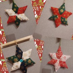 Fabric christmas star