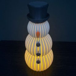 Snowman tealight holder