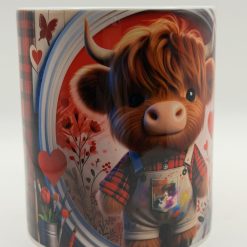 Highland Cow Valentine's 110z Ceramic Mug