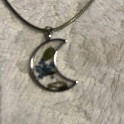 Crescent moon pendant