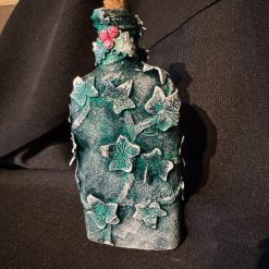 Ivy mixed media bottle