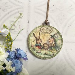 Porcelain Alice Plaque, Large Hanger