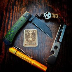 Santa Muerte Pocket Tarot Card or Coin 2