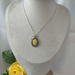 Sterling Silver Victorian Style Gemstone Pendants