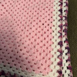 Pink pram/pushchair blanket