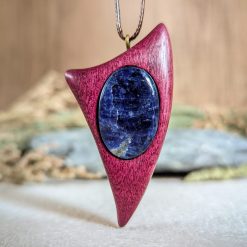 Purpleheart and sodalite