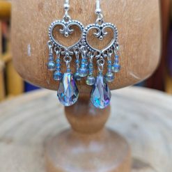 Sparkly multi dangle jewellery set 1
