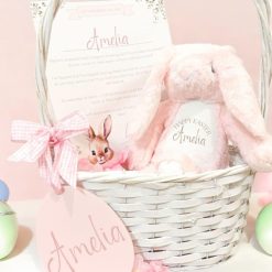 Filled Easter Basket Pink or blue