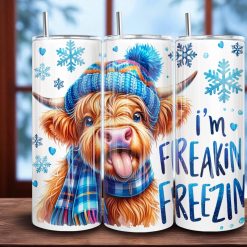 Freezing highland cow cup 20oz