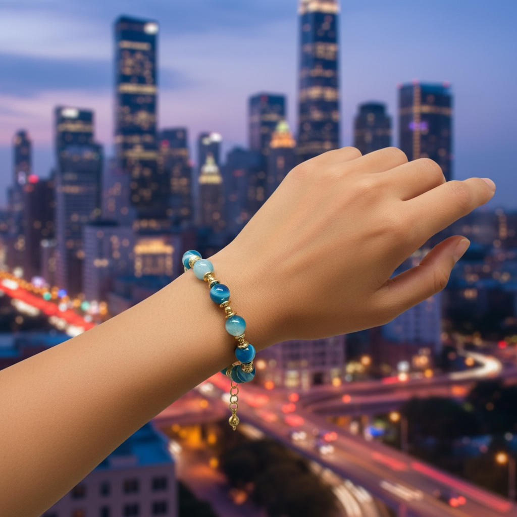Banded Azure Bracelet Banded Azure Bracelet