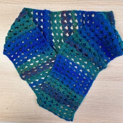 Scarf - Crochet Blue/Green 4 Scarf - Crochet Blue/Green 4