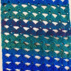 Scarf - Crochet Blue/Green 1 Scarf - Crochet Blue/Green 1