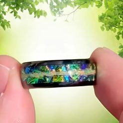 GREEN Tungsten Ring