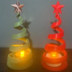 3d printed Christmas tree candle holder