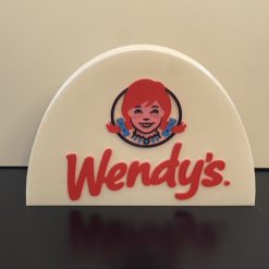 Wendys 3D plaque Shelf / Desk Ideal Autistic Autism ADHD Sensory Gift