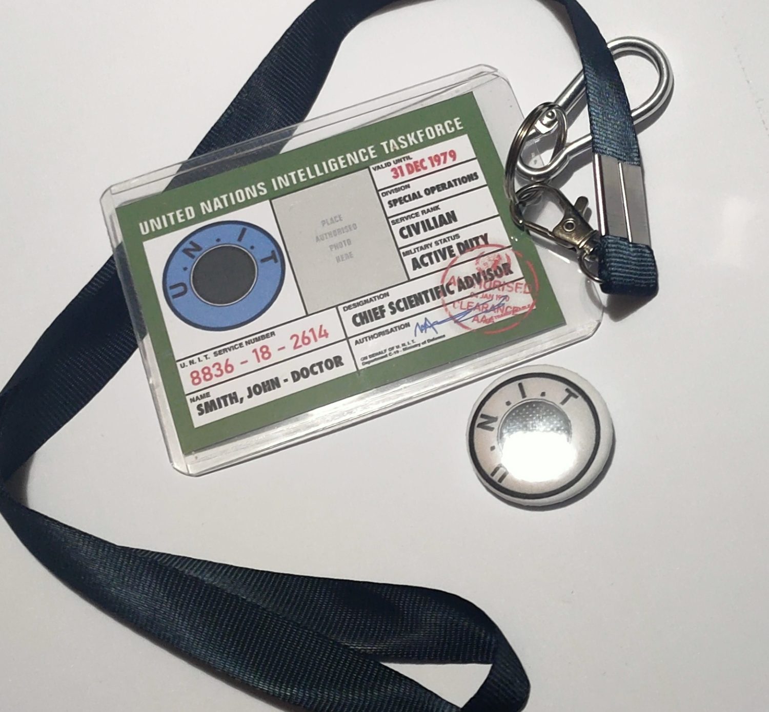 Unit Pass and Badge - Old School Unit Pass and Badge - Old School