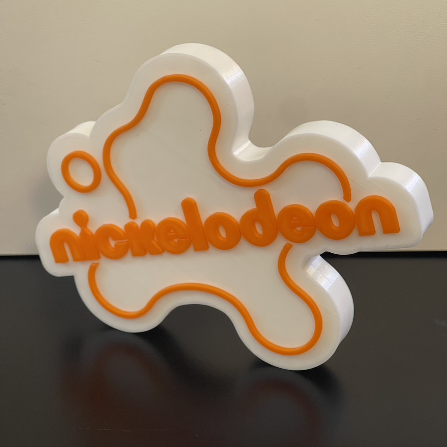 Nickelodean Kids 3D plaque Shelf / Desk Ideal Autistic Autism ADHD Sensory Gift Nickelodean Kids 3D plaque Shelf / Desk Ideal Autistic Autism ADHD Sensory Gift