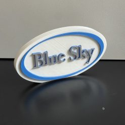 Blue Sky 3D plaque Shelf / Desk Autistic Autism ADHD Sensory Gift 2