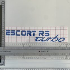 Ford Escort RS Turbo Vinyl Decal - Blue 1