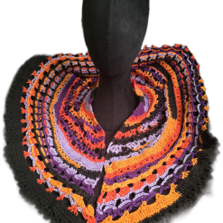 Veil shawl Autumn colour way