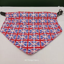 Dog Bandana, Union Jack print
