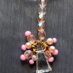 Crystals Glass Charm