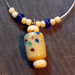 Pearl Drop Glass Charm