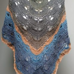 Crochet Angora-style Triangle Shawl/Scarf