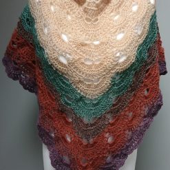 Crochet Angora-style Triangle Shawl/Scarf