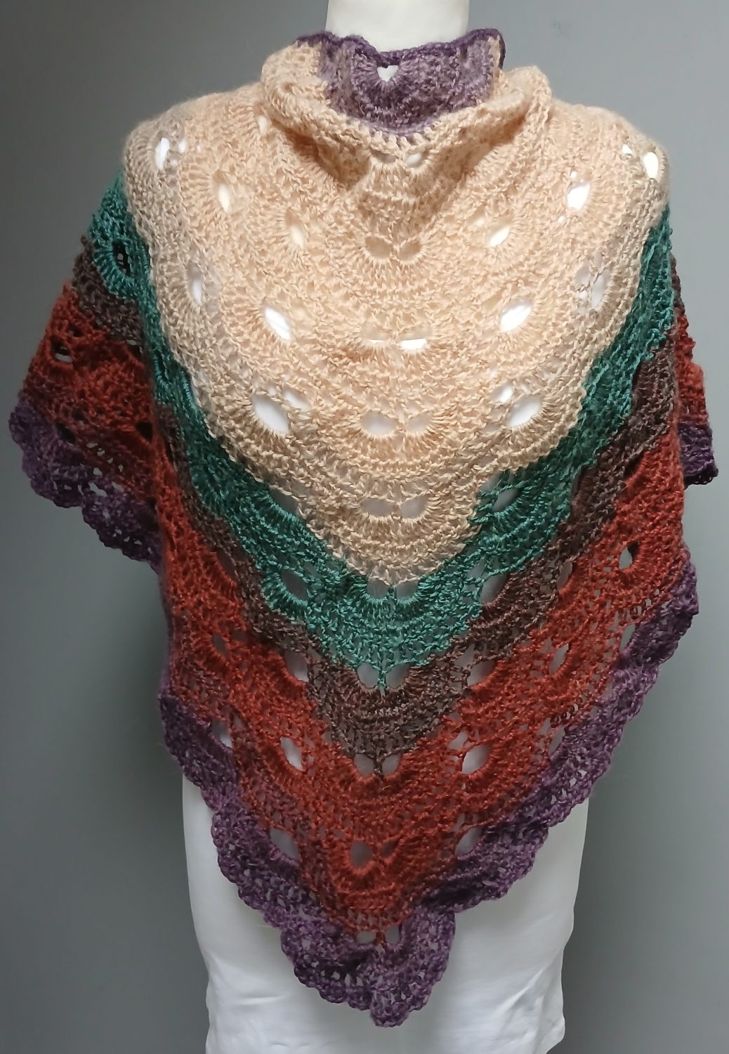 Crochet Angora-style Triangle Shawl/Scarf Crochet Angora-style Triangle Shawl/Scarf