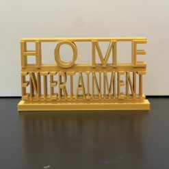Home Entertainment Movie Plaque for Fox Ideal Autistic Autism ADHD Sensory Gift