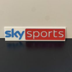 3D Printed Sky Sports Sign Plaque Darts gift for Home Bar Garden Pub Man-cave