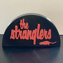 3D The Stranglers Rat Wall / Shelf Display Art Decoration. Logo Wall Shelf Desk