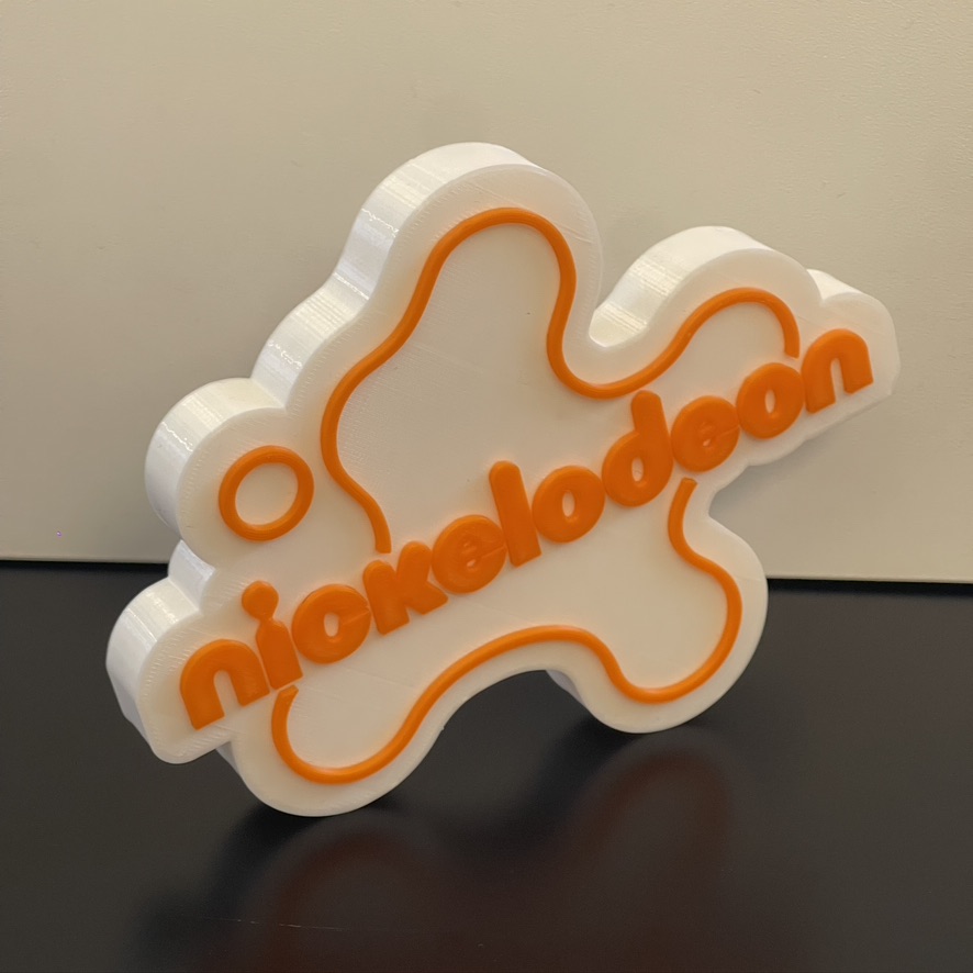 Nickelodean Kids 3D plaque Shelf / Desk Ideal Autistic Autism ADHD Sensory Gift Nickelodean Kids 3D plaque Shelf / Desk Ideal Autistic Autism ADHD Sensory Gift