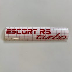 Ford Escort RS Turbo Vinyl Decal - Red