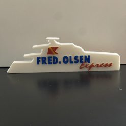 Fred Olsen Ferry Expres 3D plaque Shelf / Desk Autistic Autism ADHD Sensory Gift 2