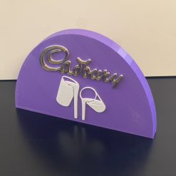 Cadbury Chocolate 3D plaque Shelf / Desk Ideal Autistic Autism ADHD Sensory Gift 1 Cadbury Chocolate 3D plaque Shelf / Desk Ideal Autistic Autism ADHD Sensory Gift 1
