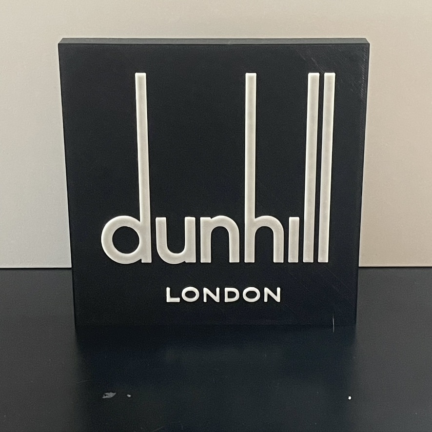 Vintage Dunhill London badge emblem 3D Wall / Shelf / Desk Decorative gift Vintage Dunhill London badge emblem 3D Wall / Shelf / Desk Decorative gift