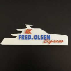 Fred Olsen Ferry Expres 3D plaque Shelf / Desk Autistic Autism ADHD Sensory Gift 5
